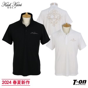 ポロシャツ メンズ カール カナイ ゴルフ Karl Kani GOLF 2024 春夏 新作 ゴルフウェア 242kg1207