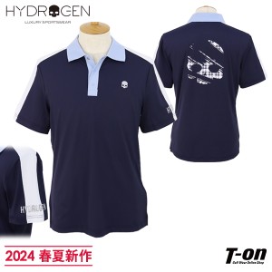 【送料無料】ポロシャツ メンズ ハイドロゲンゴルフ HYDROGEN GOLF 2024 春夏 新作 ゴルフウェア 551-20240002