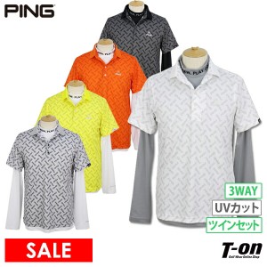 【30％OFFセール】ポロシャツ＆ハイネックシャツ メンズ ピン PING 2024 春夏 新作 ゴルフウェア 621-4160209