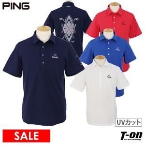 【30％OFFセール】ポロシャツ メンズ ピン PING 2024 春夏 新作 ゴルフウェア 621-4160301