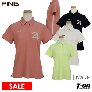 【30％OFFセール】ポロシャツ レディース ピン PING 2024 春夏 新作 ゴルフウェア 622-4160212