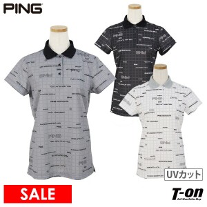 【30％OFFセール】ポロシャツ レディース ピン PING 2024 春夏 新作 ゴルフウェア 622-4160304