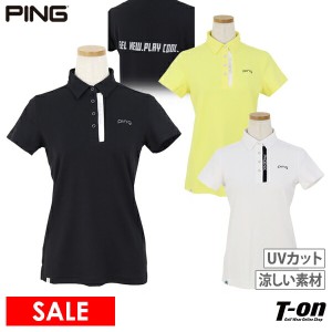 【30％OFFセール】ポロシャツ レディース ピン PING 2024 春夏 新作 ゴルフウェア 622-4160306