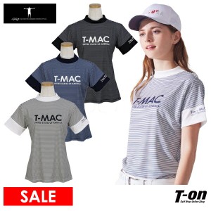 【30％OFFセール】ハイネックシャツ レディース ティーマック T-MAC 2024 春夏 新作 ゴルフウェア 7424172219