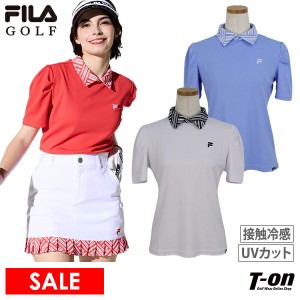 【メール便対応】ポロシャツ レディース フィラ フィラゴルフ FILA GOLF 2024 春夏 新作 ゴルフウェア 754-662