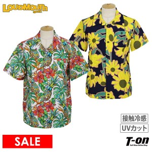 【送料無料】【メール便対応】カジュアルシャツ メンズ ラウドマウス ゴルフ LOUDMOUTH GOLF 日本正規品 2024 春夏 新作 ゴルフウェア 76