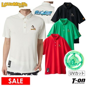 【送料無料】【メール便対応】ポロシャツ メンズ ラウドマウス ゴルフ LOUDMOUTH GOLF 日本正規品 日本規格 2024 春夏 新作 ゴルフウェア