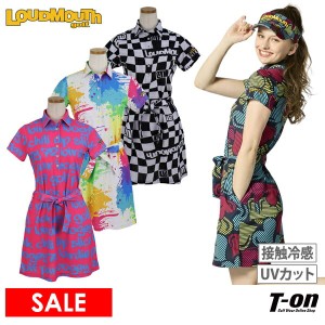 【送料無料】ワンピース レディース ラウドマウス ゴルフ LOUDMOUTH GOLF 日本正規品 日本規格 2024 春夏 新作 ゴルフウェア 764-653