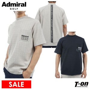 【30％OFFセール】ハイネックシャツ メンズ アドミラルゴルフ Admiral Golf 2024 春夏 新作 ゴルフウェア adma403