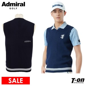 【送料無料】ベスト メンズ アドミラルゴルフ Admiral Golf 日本正規品 2024 春夏 新作 ゴルフウェア adma412