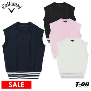 【30％OFFセール】ベスト レディース キャロウェイ アパレル Callaway APPAREL 2024 春夏 新作 ゴルフウェア c24119201