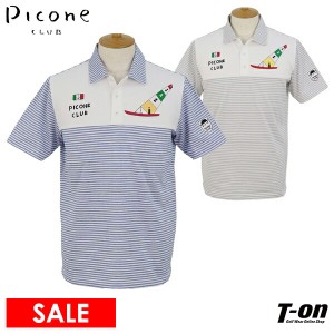 【30％OFFセール】ポロシャツ メンズ ピッコーネクラブ PICONE CLUB 2024 春夏 新作 ゴルフウェア c369308