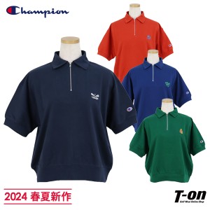 ポロシャツ レディース チャンピオン Champion 日本正規品 2024 春夏 新作 cw-z007