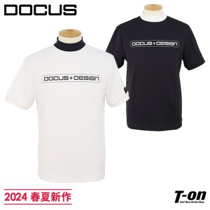 【送料無料】【メール便対応】ハイネックシャツ メンズ ドゥーカス DOCUS 2024 春夏 新作 ゴルフウェア dcm24s003