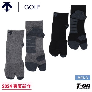 【メール便対応】ソックス メンズ デサントゴルフ DESCENTE GOLF 2024 春夏 新作 ゴルフ dgbxjb00