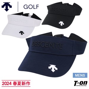 サンバイザー メンズ デサントゴルフ デサント DESCENTE GOLF 2024 春夏 新作 ゴルフ dgbxjc52