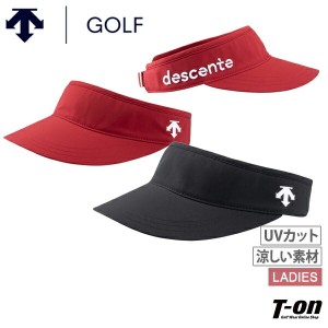 サンバイザー レディース デサントゴルフ デサント DESCENTE GOLF 2024 春夏 新作 ゴルフ dgcxjc57