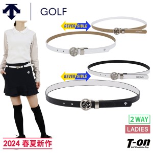 【ポイント10倍】【送料無料】ベルト レディース デサントゴルフ デサント DESCENTE GOLF 2024 春夏 新作 ゴルフ dgcxjh00