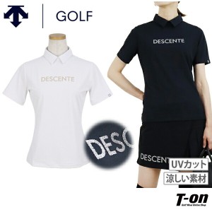 【ポイント10倍】【送料無料】ポロシャツ レディース デサントゴルフ デサント DESCENTE GOLF 2024 春夏 新作 ゴルフウェア dgwxja04