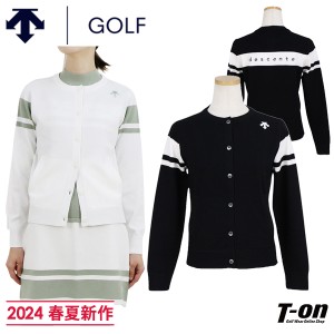 【送料無料】カーディガン レディース デサントゴルフ デサント DESCENTE GOLF 2024 春夏 新作 ゴルフウェア dgwxjl01