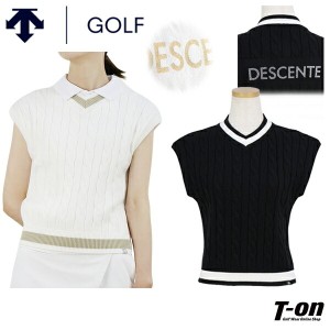 【ポイント10倍】【送料無料】ベスト レディース デサントゴルフ デサント DESCENTE GOLF  ゴルフウェア dgwxjl80