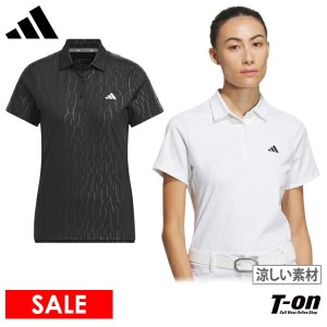 【メール便対応】ポロシャツ レディース アディダス アディダスゴルフ adidas Golf 日本正規品 2024 春夏 新作 ゴルフウェア ikk60