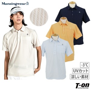 【送料無料】【メール便対応】ポロシャツ メンズ マンシングウェア Munsingwear 2024 春夏 新作 ゴルフウェア mgmxja19