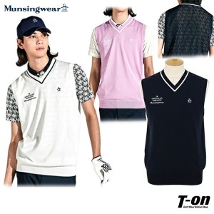 【送料無料】ベスト メンズ マンシングウェア Munsingwear 2024 春夏 新作 ゴルフウェア mgmxjl82