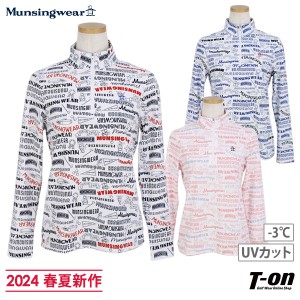 【送料無料】【メール便対応】ポロシャツ レディース マンシングウエア Munsingwear 2024 春夏 新作 ゴルフウェア mgwxjb04