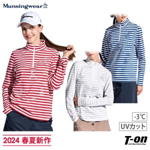 【送料無料】ポロシャツ レディース マンシングウエア Munsingwear 2024 春夏 新作 ゴルフウェア mgwxjb05