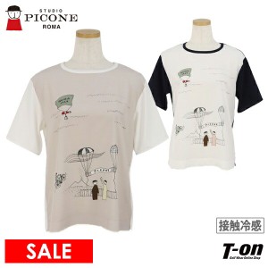 【送料無料】Tシャツ レディース スタジオ ピッコーネ STUDIO PICONE 2024 春夏 新作 p359323