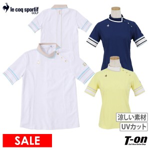 【送料無料】【メール便対応】ポロシャツ レディース ルコックスポルティフ ゴルフ リジューム le coq sportif GOLF RIJOUME GOLF 2024 