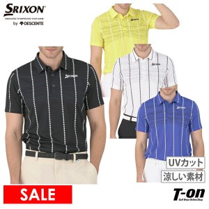 【送料無料】【メール便対応】ポロシャツ メンズ  スリクソンbyデサント SRIXON by DESCENTE 2024 春夏 新作 ゴルフウェア rgmxja15