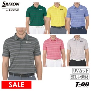 【ポイント10倍】【30％OFFセール】ポロシャツ メンズ スリクソンbyデサント SRIXON by DESCENTE 2024 春夏 新作 ゴルフウェア rgmxja16