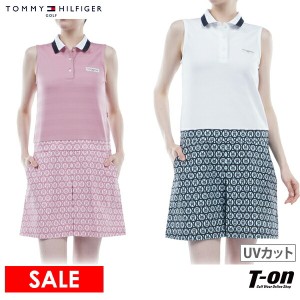 【送料無料】ワンピース レディース トミー ヒルフィガー ゴルフ TOMMY HILFIGER GOLF 日本正規品 2024 春夏 新作 ゴルフウェア thla437