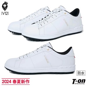 【送料無料】シューズ メンズ レディース V12 ゴルフ ヴィ・トゥエルブ×ブリヂストンゴルフ BRIDGESTONE GOLF 2024 春夏 新作 ゴルフ v1