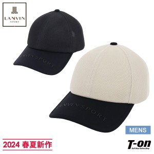 【送料無料】キャップ メンズ ランバン スポール LANVIN SPORT 日本正規品 2024 春夏 新作 ゴルフ vmx0325b6