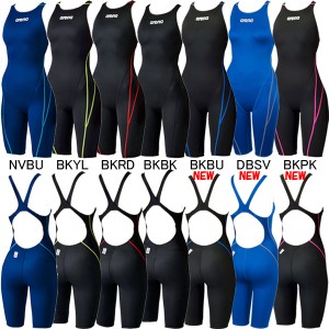 アリーナ(ARENA)女児用 競泳水着 AQUA Xtreme ジュニアハーフスパッツ(クロスバック) ARN-1020WJ