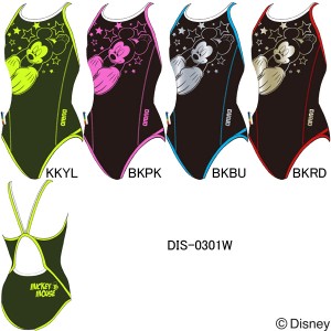 アリーナ(ARENA)女性用 トレーニング水着 ディズニー(ミッキー)タフスーツウイメンズスーパーフライバック DIS-0301W