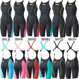 アリーナ(ARENA)女性用 競泳水着 X-PYTHON2 ウィメンズハーフスパッツ(クロスバック) FAR-1524W