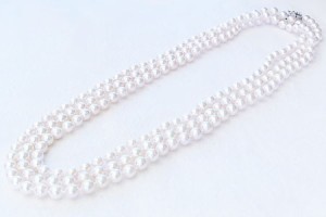 本真珠 2連 ネックレスの通販｜au PAY マーケット