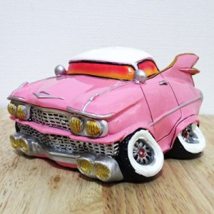 貯金箱 オールディーズ マネーバンク PINK CAR かっこいい おしゃれ ピンク ヴィンテージ 車 オブジェ コインバンク ビンテージ かわいい
