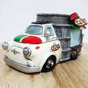 貯金箱 ピザカー マネーバンク おしゃれ ヴィンテージ PIZZA CAR オブジェ コインバンク ビンテージ アンティーク おもちゃ レトロ