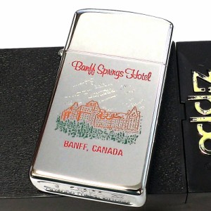 ZIPPO カナダ製 1996年 オンタリオ製 スリム ジッポ ライター シャトー フロンテナック ビンテージ レア 廃盤 かっこいい 未使用品 絶版 