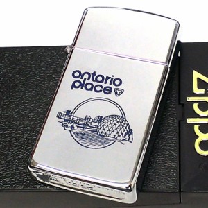 ZIPPO ライター 1992年製 スリム カナダ製 オンタリオ製 ジッポ レア 廃盤 かっこいい ヴィンテージ オンタリオプレース 未使用品