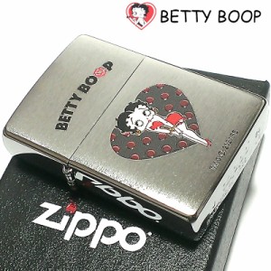 ZIPPO ライター Betty Boop 可愛い ハート ベティ・ブープ 90周年 ジッポー ベティちゃん キュート アニメ キャラクター 女性 ギフト