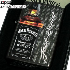 ZIPPO ライター ジャックダニエル ジッポ ブラック Jack Daniels 黒 かっこいい お酒 ウィスキー おしゃれ メンズ 渋い プレゼント ギフ