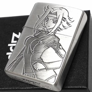 ZIPPO ライター アニメ コードギアス 反逆のルルーシュ カレン シルバー ジッポー 銀 両面加工 彫刻 色差し かっこいい キャラクター