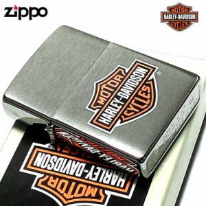 ZIPPO ライター ハーレー ダビッドソン ロゴデザイン シンプル かっこいい ジッポ 渋い シルバー おしゃれ メンズ