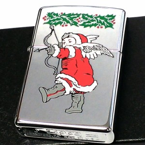 ZIPPO クリスマス ジッポ  絶版 1999年製 1点物  ライター  天使 レア ヴィンテージ Xmas サンタ シルバー ビンテージ 未使用品 珍しい